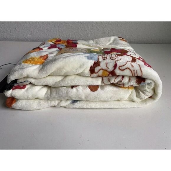 Disney Mickey Minnie Mouse Goofy Donald Throw Blanket 50"x70" Autumn Fall NEW - Picture 9 of 12